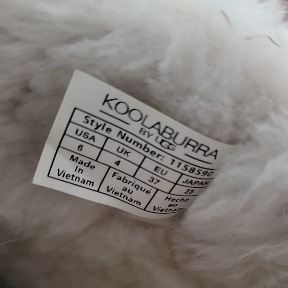 Koolaburra By UGG Koola Ultra Mini Platform tan suede boots with fur - Picture 7 of 10